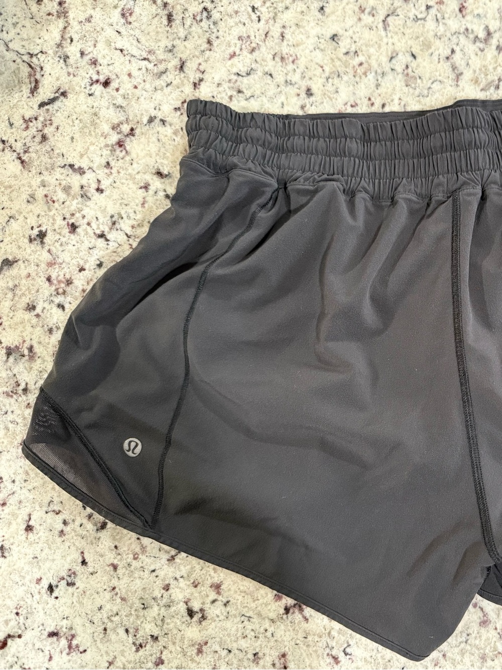 lululemon athletica Women's Black Athletic Shorts - Performance Running